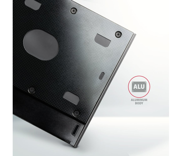 AXAGON Rama do napędu dysków optycznych na SSD/HDD 2.5”, LED,9.5mm RSS-CD09 - 1211988 - zdjęcie 3